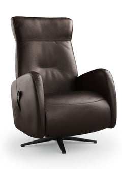 Fauteuil Relax cuir avec releveur et batterie intégrée