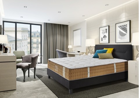 Matelas ressorts ensachés et accueil latex Collection Palace Hôtel André Renault
