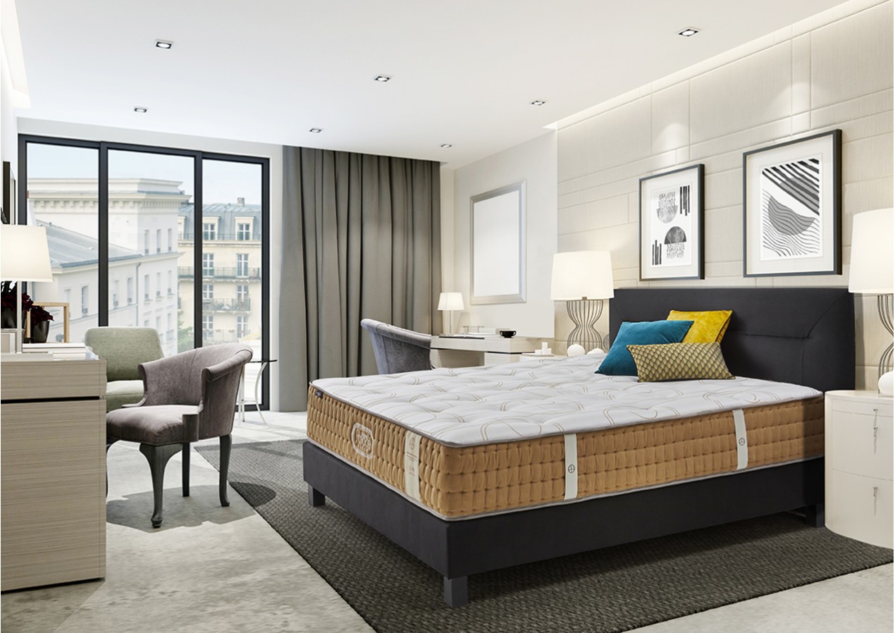 Matelas ressorts ensachés et accueil latex Collection Palace Hôtel André Renault Matelas ressorts ensachés et accueil latex Collection Palace Hôtel André Renault