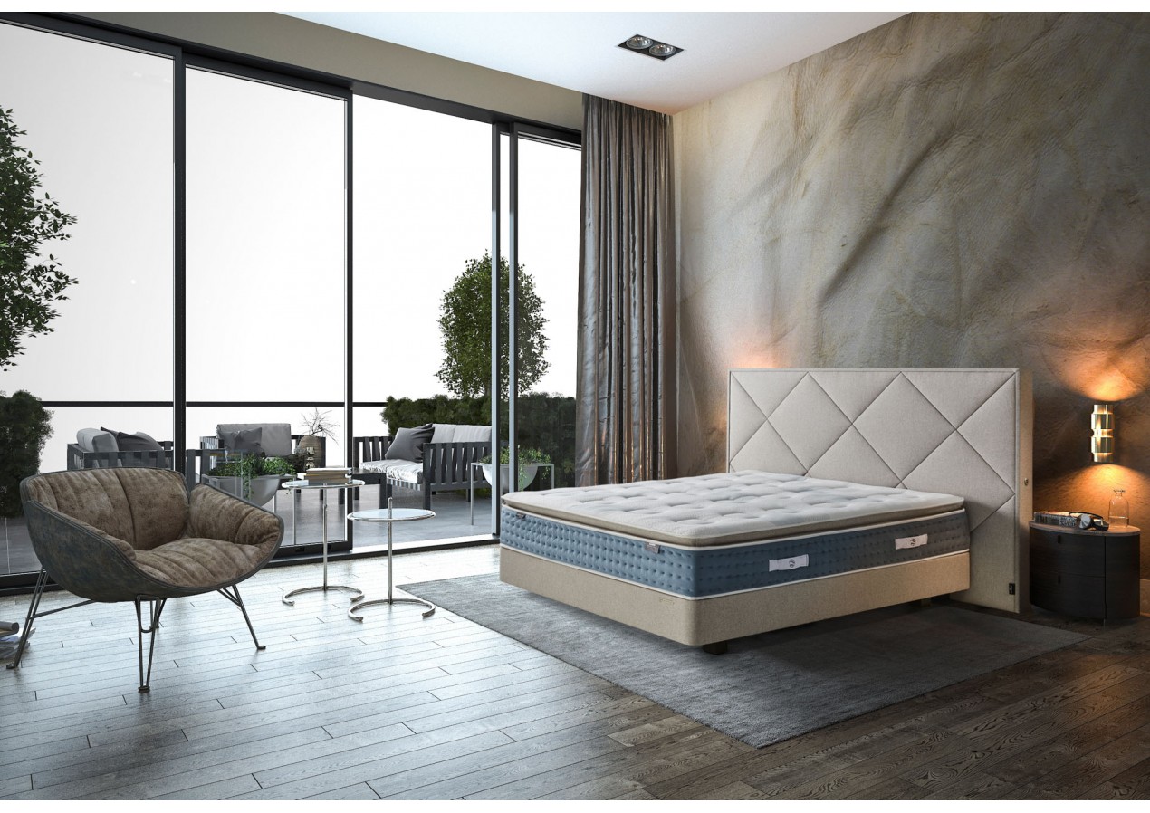Matelas ressorts ensachés et latex Slumberland André Renault Matelas ressorts ensachés et latex Slumberland André Renault