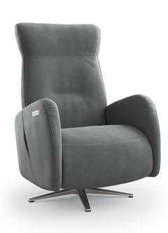 Fauteuil Relax velours sans releveur